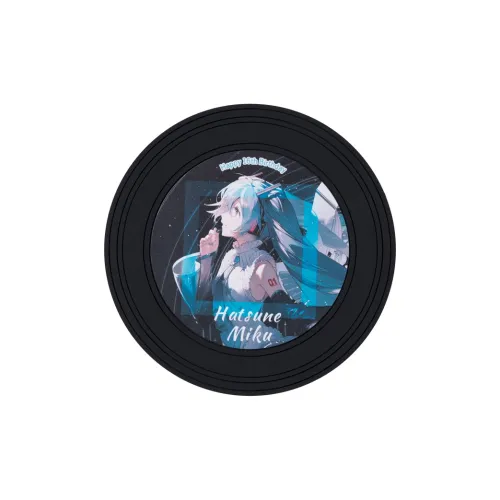 MOEYU Hatsune Miku 16th Anniversary Refrigerator с виниловой пластинкой внешний вид магниты аниме-тематики