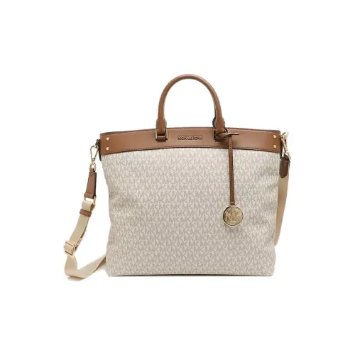 MICHAEL KORS Jet Set PVC Тоут Сумка Сумка для покупок Сумка Большая Женская Ваниль