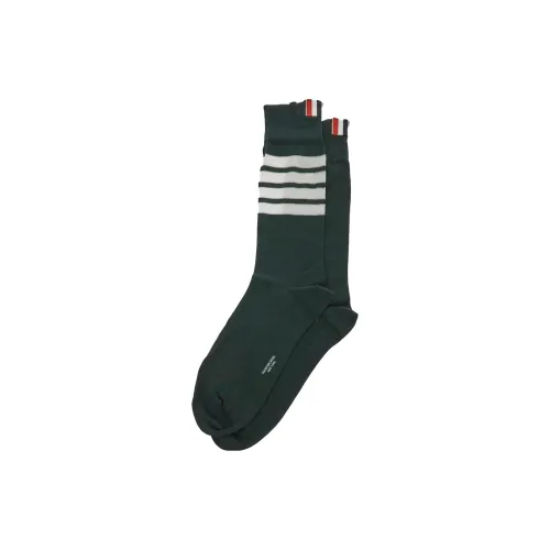THOM BROWNE Зеленые Мужские Носки MID до икры