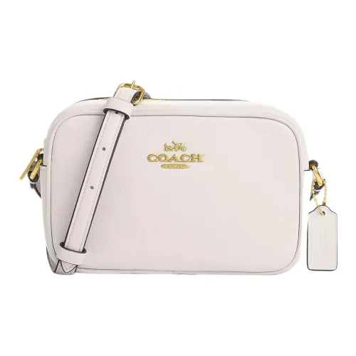 COACH Jamie Кожа Сумка через плечо Мини Женские Золотой Мел белый