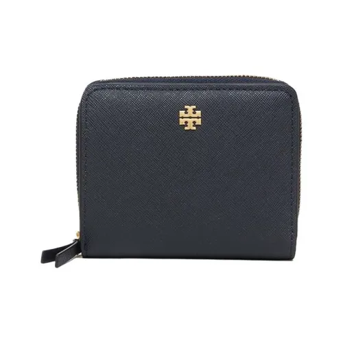 Tory Burch Кожа Кошелек Мини Мужской Морской Синий