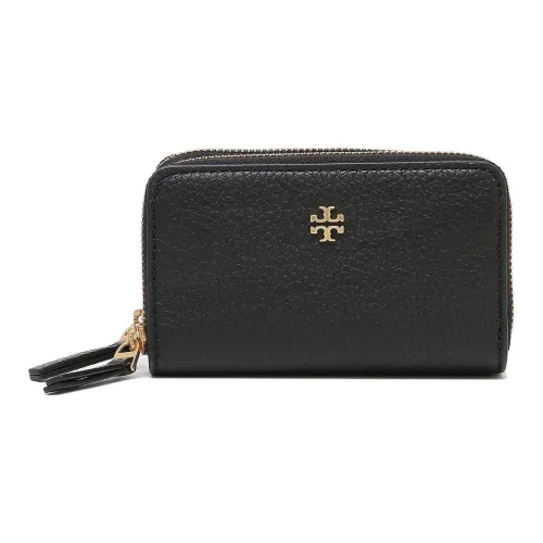 Tory Burch Кожа Кошелек Картхолдер Женский Черный