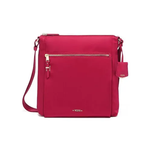 TUMI Voyageur Нейлон Доска для ноутбука Сумка через плечо Средняя Женская Малиновая
