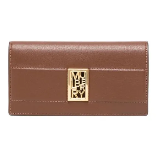 Mulberry GRAIN LEATHER Кошелек Женские Коричневый