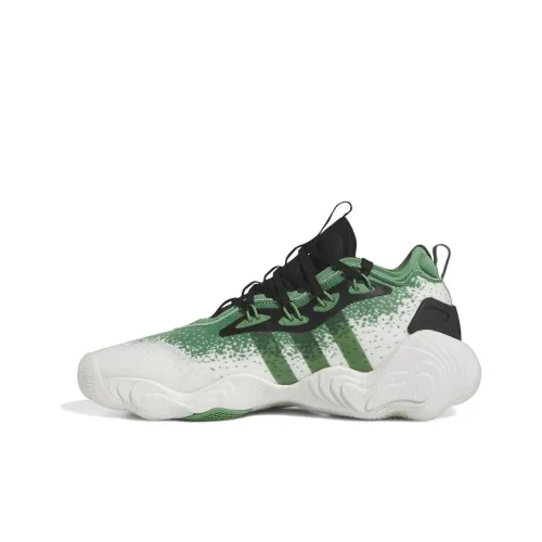 Adidas Trae Young 3,0 Баскетбольные кроссовки Низкий топ Зеленый Белый Мужской