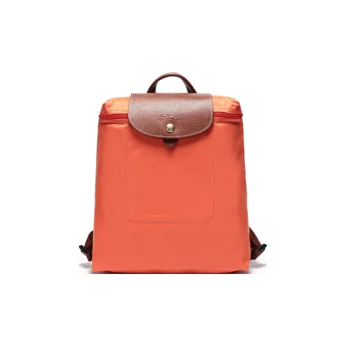 LONGCHAMP Le Pliage Холст Рюкзак Средний Женский Оранжевый
