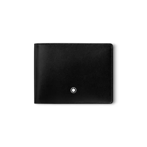 MONTBLANC Meisterstuck Коровья кожа держатель для карт кошелек мужской черный