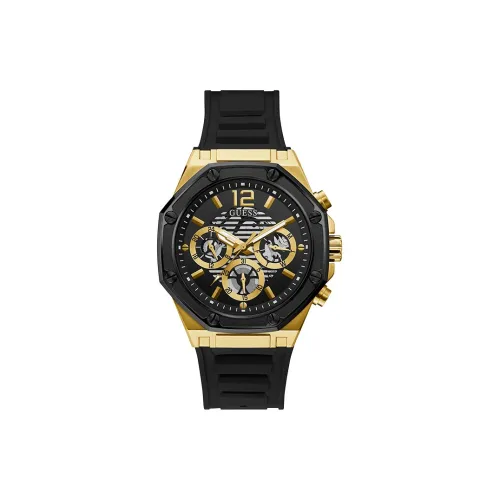 GUESS Кварцевый механизм Мужские часы Race Collection 44мм*44мм*10мм Черные