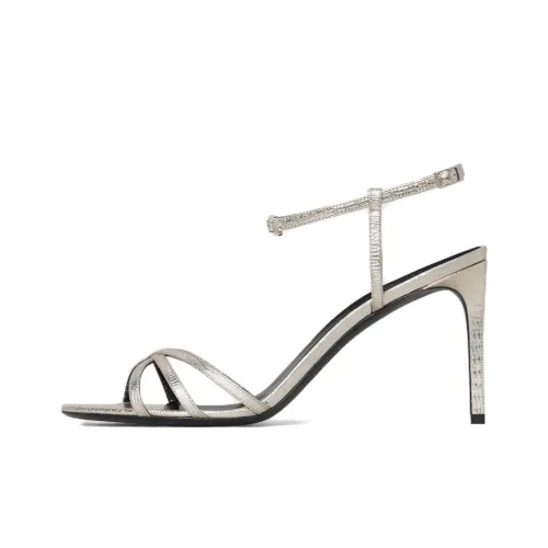 CELINE One Ремешок Сандалии Женские Серебряные