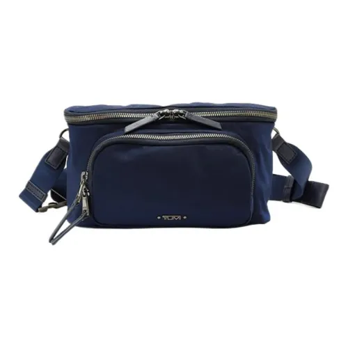 TUMI Nylon Sling Bag One Shoulder Crossbody Wallet Women's Navy Blue