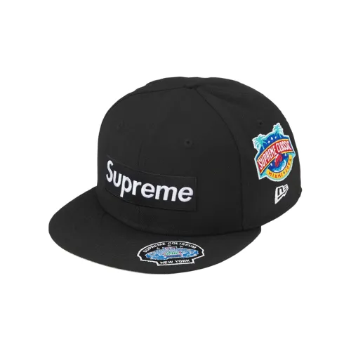 Supreme x New Era Кепки Унисекс Черный