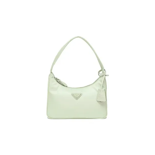 PRADA RE Edition Переработанный нейлон Смесь ткань Сумка через плечо Сумка Сумка через плечо Женская Аква зеленый