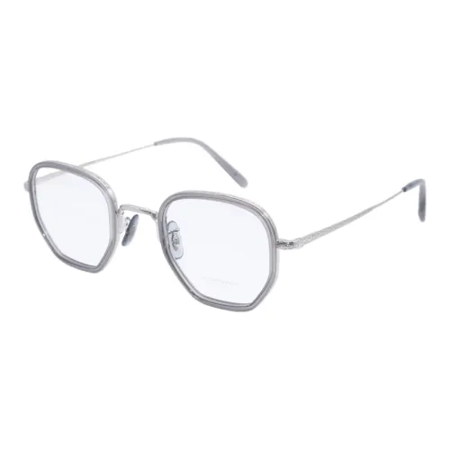 Oliver Peoples Пластик Металл Нерегулярная форма Оправы для очков Унисекс Серый