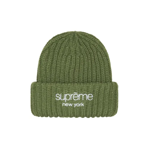 Supreme Acrylic Beanies Unisex Green Supreme Акриловые Шапки-бини Унисекс Зеленый