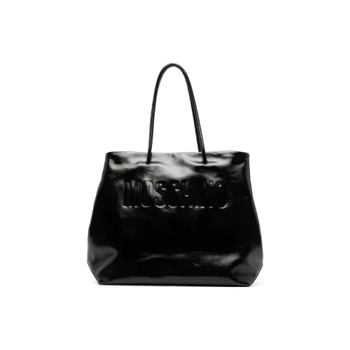 MOSCHINO Овчина Тоут Сумка Сумка для покупок Сумка на плечо Сумка Женская Черная