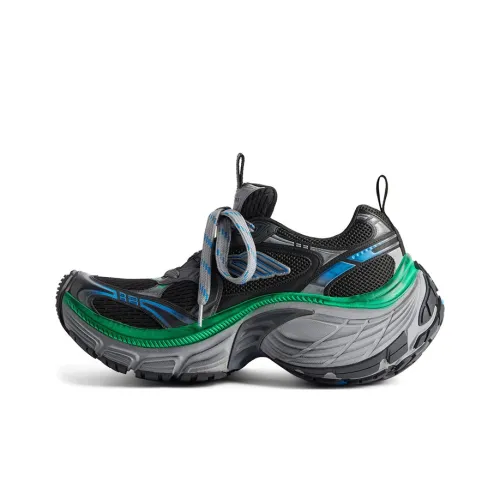 Balenciaga 10XL Низкий Топ Повседневная Обувь Мужская Черный Серый Синий RUNWAY Позиционирование Стиль