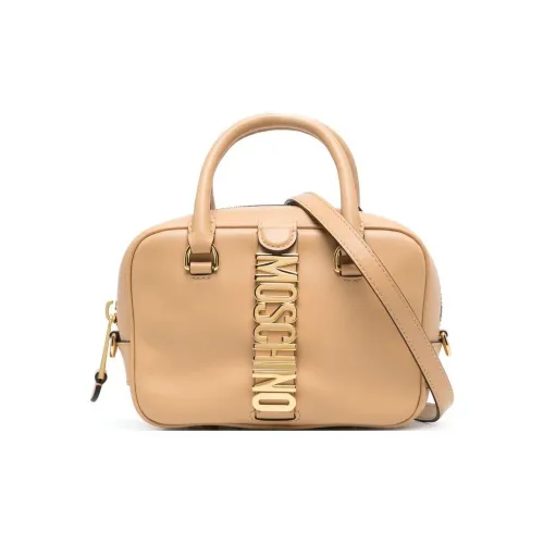 MOSCHINO Сумка из коровьей кожи женский светло-бежевый