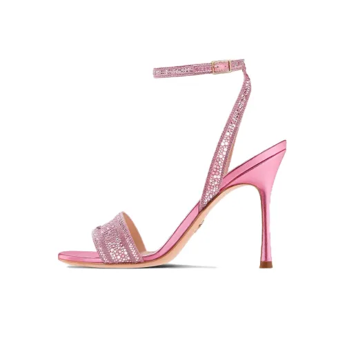 DIOR Dway One Ремешок Сандалии 10 см Женские Розовые