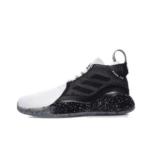 Adidas D Rose 773 Амортизация Износостойкий MID Топ Баскетбольные кроссовки Мужской Черный Белый 2020