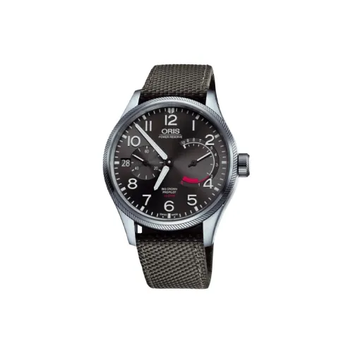 Oris Механизм с ручным заводом Мужские часы 44 мм Черный