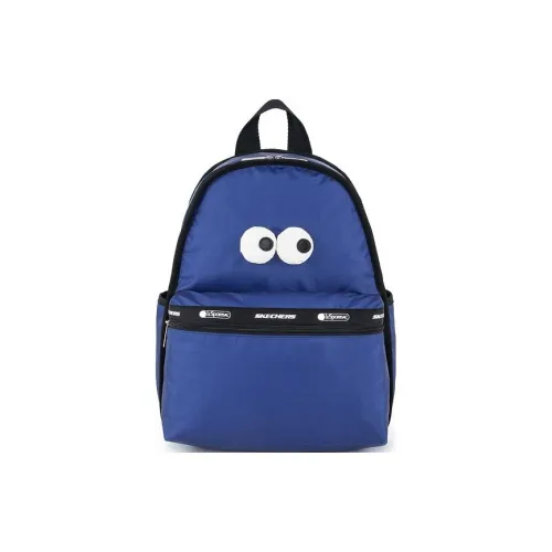 Skechers LeSportsac Коллаборация Ткань Рюкзак Стандартный Унисекс MAZARIN Синий