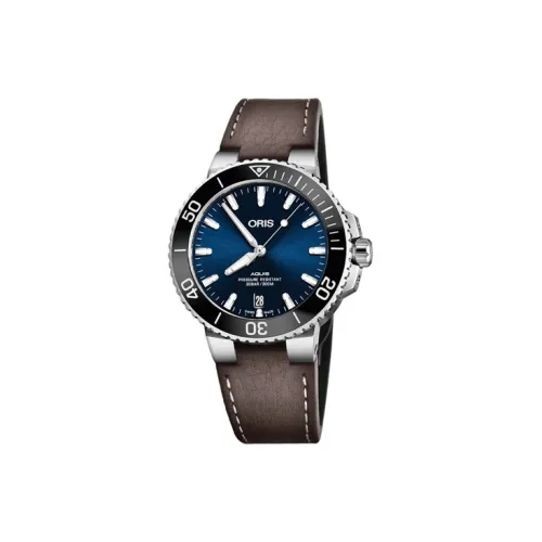 Oris Автоматический Механический Механизм Мужские Часы 39,5 мм Синий