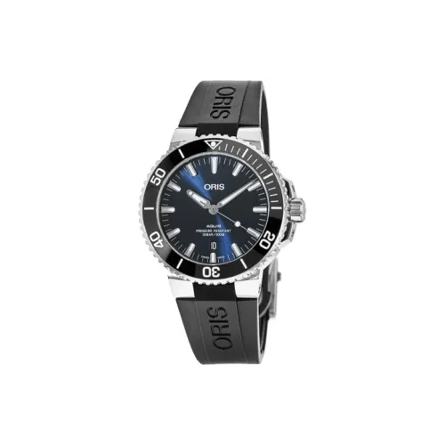 Oris Автоматический Механический Часы Мужские из Коллекции Diving 41,5 мм Синий