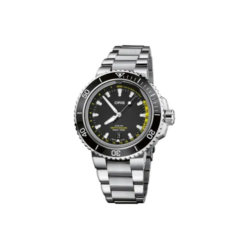Oris Автоматический Механический Часы Мужские из Коллекции Diving 45,8 мм Черные