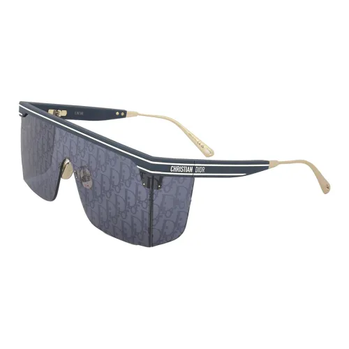 DIOR Металлическая оправа для бровей Солнцезащитные очки Унисекс Синий