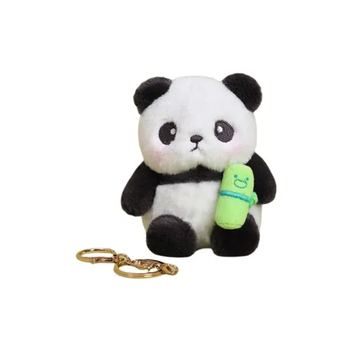 Ten Thousand Children's Music Милый Бамбук Shoot And Бамбук Tube Панда Брелок Куклы Плюшевый Подвеска 11 см Рекомендуемый рост