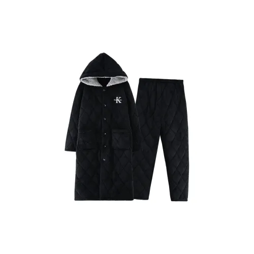 Qin Jing Cloud Munich Black Men's Pajama Sets