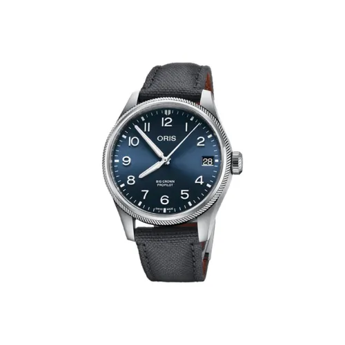 Oris Aviation Collection Автоматический Механический Часы Мужские 41 мм Синий Циферблат