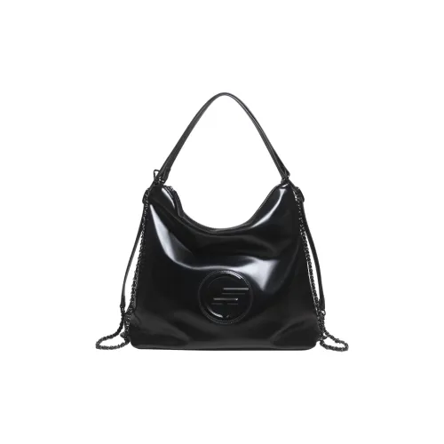 Tanita West Коровья кожа Сумка на плечо Tubas Трубы Женская Черный Кремовый Белый Карамельный Блестящий Розовый Серебряный Шоколадный Коричневый