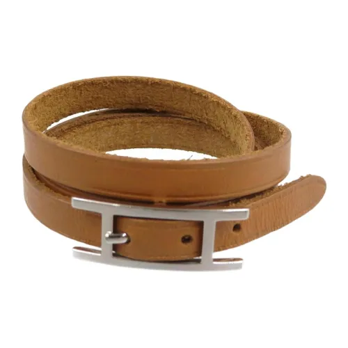 HERMES Кожа Браслеты Женские Коричневый