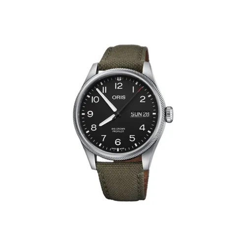 Oris Автоматический Механический Часы Мужские из Коллекции Aviation 44mm*12,6mm Черные