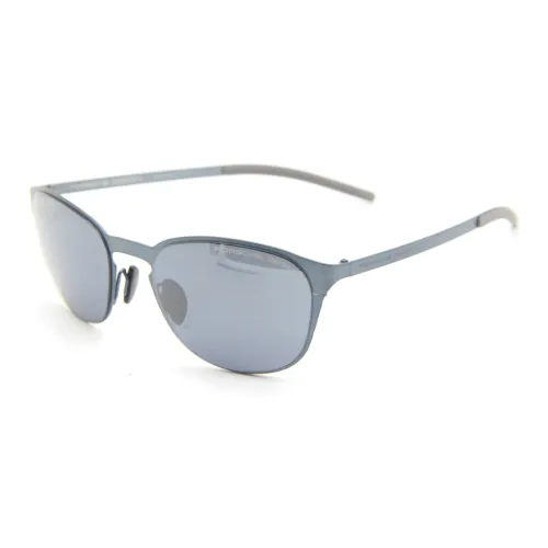 PORSCHE DESIGN Пластик Металл OVAL SUNGLASSES Унисекс Синий