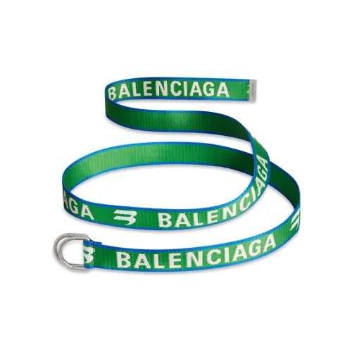 Balenciaga Полиэстер Ремень Мужской Зеленый Ширина 3,6 см