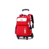 Красный, шестиколесный