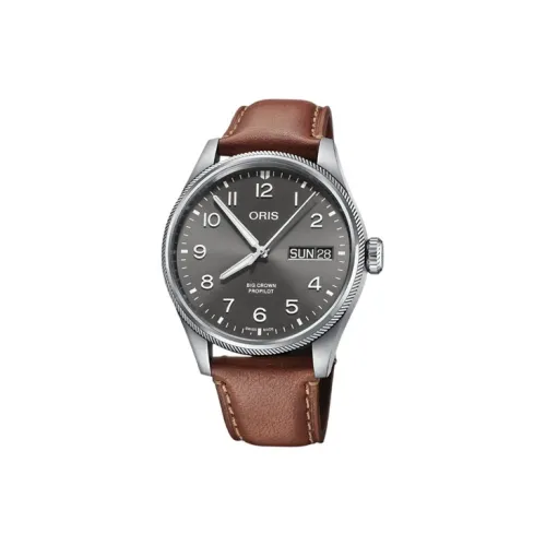 Oris Aviation Collection Автоматический Механический Часы Мужские 44 мм Серый Циферблат