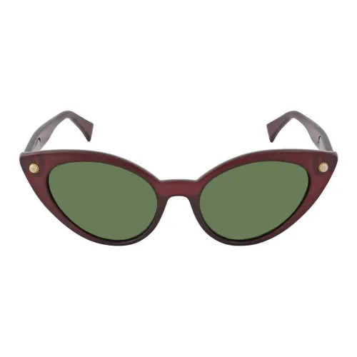 Lanvin Пластик Кошачий глаз Солнцезащитные очки Женские Красный