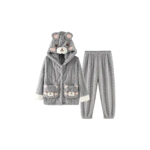 Chun Xi CX 19982 Светло-серый Женские Пижамные комплекты