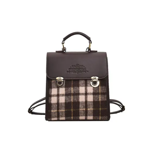 ResNonverba ПУ (полиуретан) Рюкзак Стандартный Женский Кофейный Коричневый Хаки