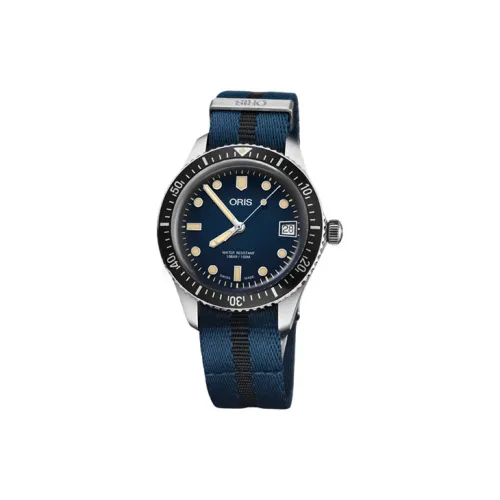 Oris Автоматический Механический Механизм Мужские Часы из Коллекции Diving 36 мм Синий