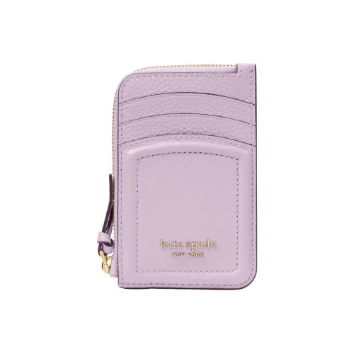 Kate Spade Knott Зернистая кожа личи кожа картхолдер картхолдер женский фиолетовый туманный