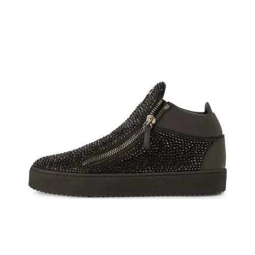 Giuseppe Zanotti Скейтборд Кроссовки Высокие Черные Мужские