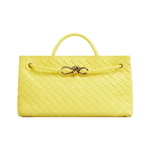 Bottega Veneta Andiamo Series Овчина Сумка через плечо Сумка Маленькая Женская Jelly Желтая