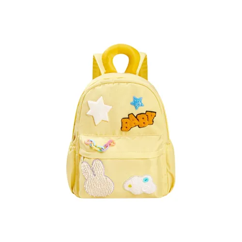 MIFFY Oxford Рюкзак Большой Женский Желтый Розовый