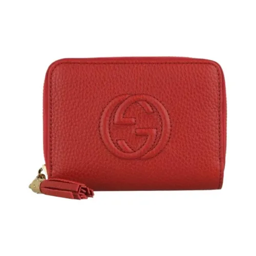 GUCCI Кожа Кошелек Стандартный Женский Красный