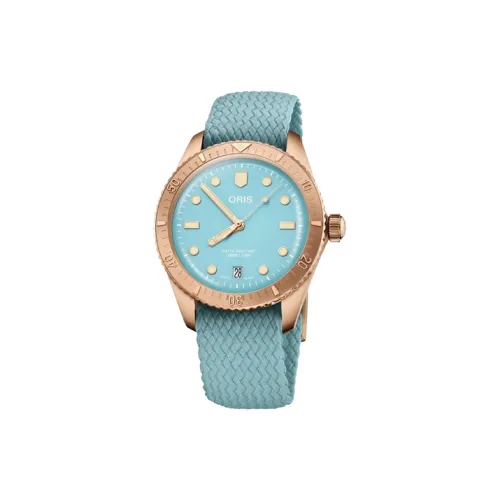 Oris Автоматический Механический Movement Унисекс Часы 38 мм Синие