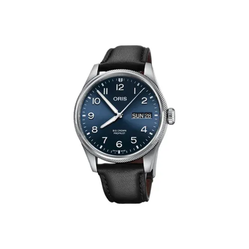 Oris Aviation Collection Автоматический Механический Часы Мужские 44 мм Синий Циферблат
